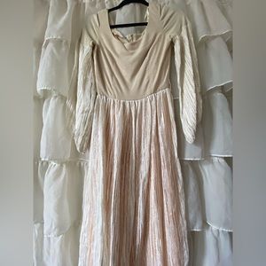 vintage 70s prairie gown